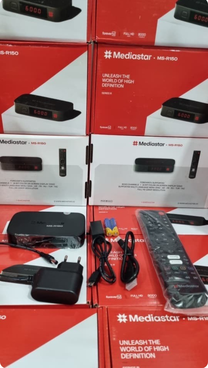 گیرنده دیجیتال مدیا استار مدل R150 با ریموت کنترل جدید مشخصا